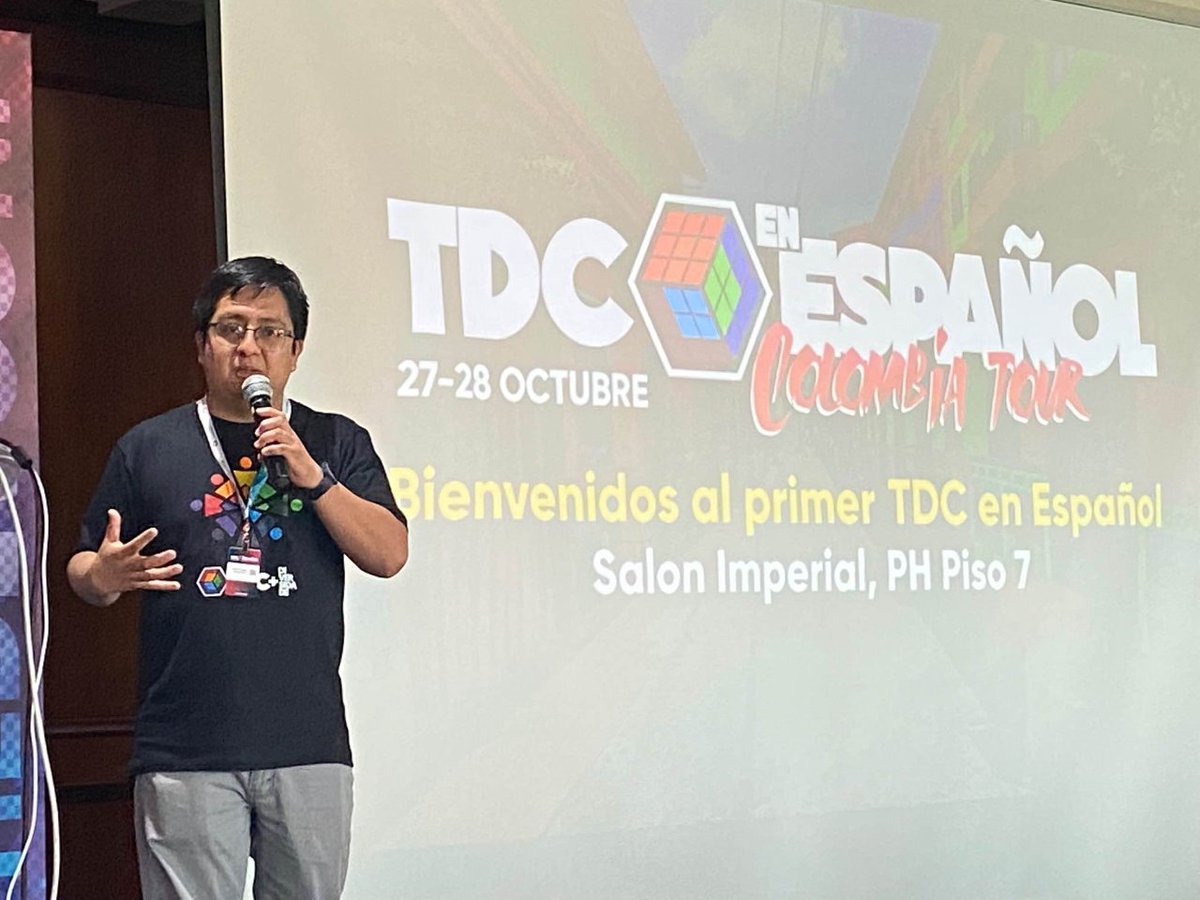 cuemby's tweet photo. Ya estamos en el evento #TheDevConf, más que felices de poder compartir nuestra comunidad en Bogotá DC .
Todavía estás a tiempo, no pierdas la oportunidad de tener ponencias de forma gratuita en: https://t.co/G9SPWabJBF
#Cuemby #LHK #TDC2022 https://t.co/u2S79K6QNW