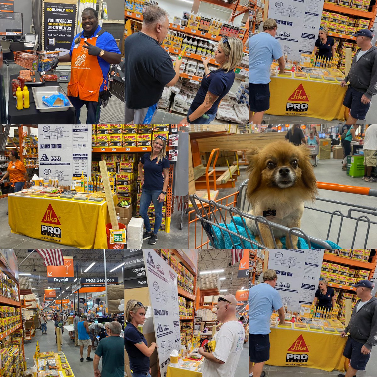 ShannonG386's tweet photo. Thank you #HomeDepot 6936 in New Smyrna Beach Florida for having me at you pro appreciation event, was a fun and busy day!  #Sika #SikaProSelect #Rmax #FixItOnce https://t.co/HJ6x5wJSkY
