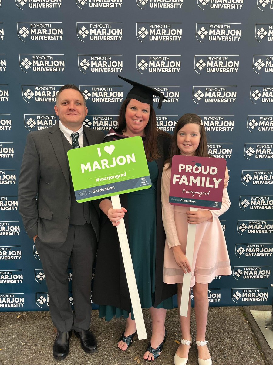srpovey's tweet photo. Loved the whole journey - very proud to have studied at Marjon β€οΈ #marjongrad https://t.co/7TPPcQCdO4