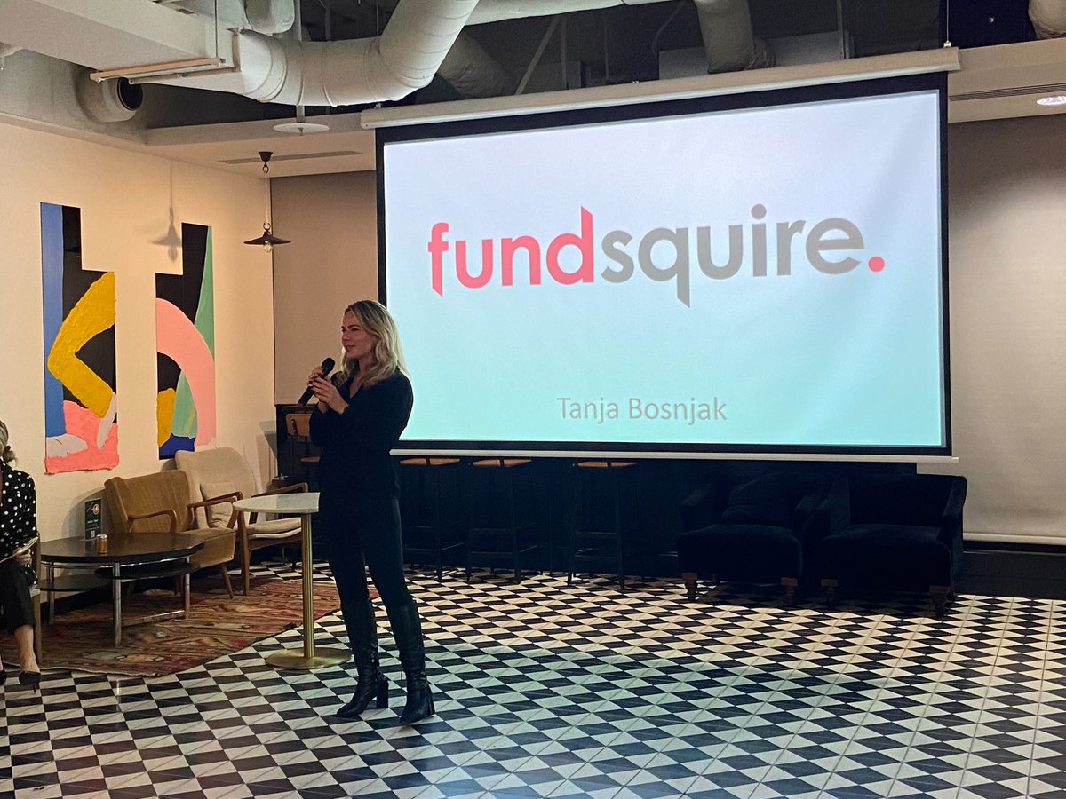 Fundsquire's Tanja Bosnjak had the opportunity to present at a Paradigm Talks networking event to share our non-dilutive funding options available to the startup and scale-up space🥂 

#funding #startup #growth #scaleup #RDfunding #innovation #fintech #VentureCapital