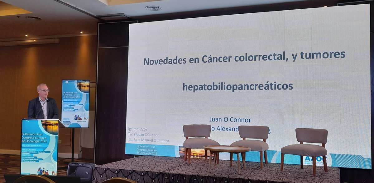 fortecarlaa's tweet photo. @Juanmaoconnor en #PostEuropeo22 con las novedades en CRC y tu hepatobiliopancreaticos, seguidos de un aviso parroquial importante: se viene #slago en abril (y "emogi" lo sabe 💪😉) https://t.co/Ek1xV8PRrq