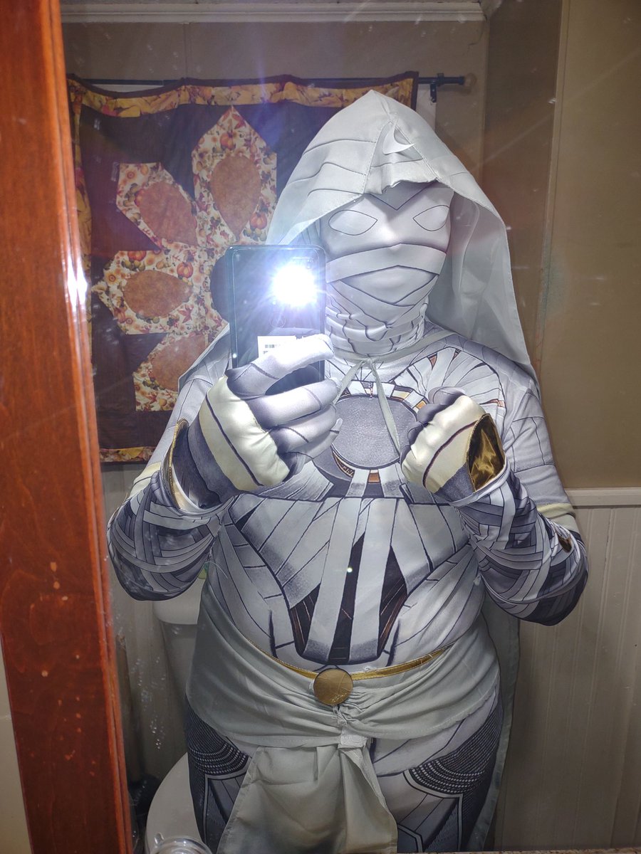 When Moon Knight Costume comes in just in time! 🌙