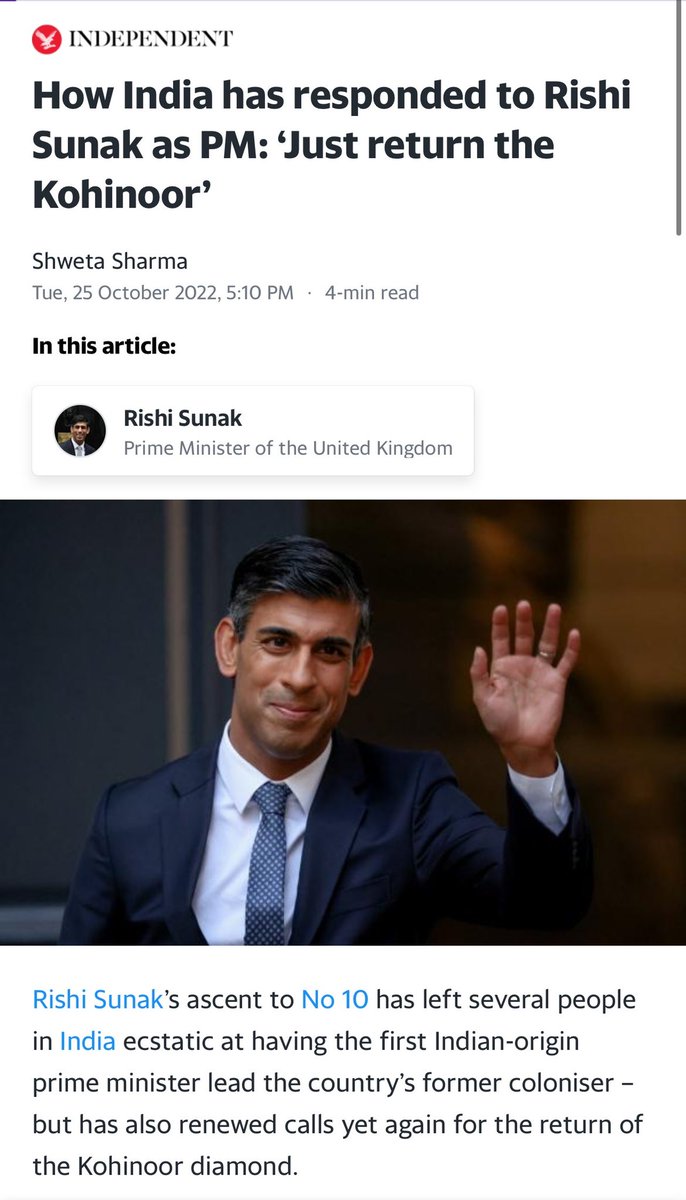 I support India in taking this diamond back. Moreover, if the UK still refuses to return it, India can send warships to rob it😁