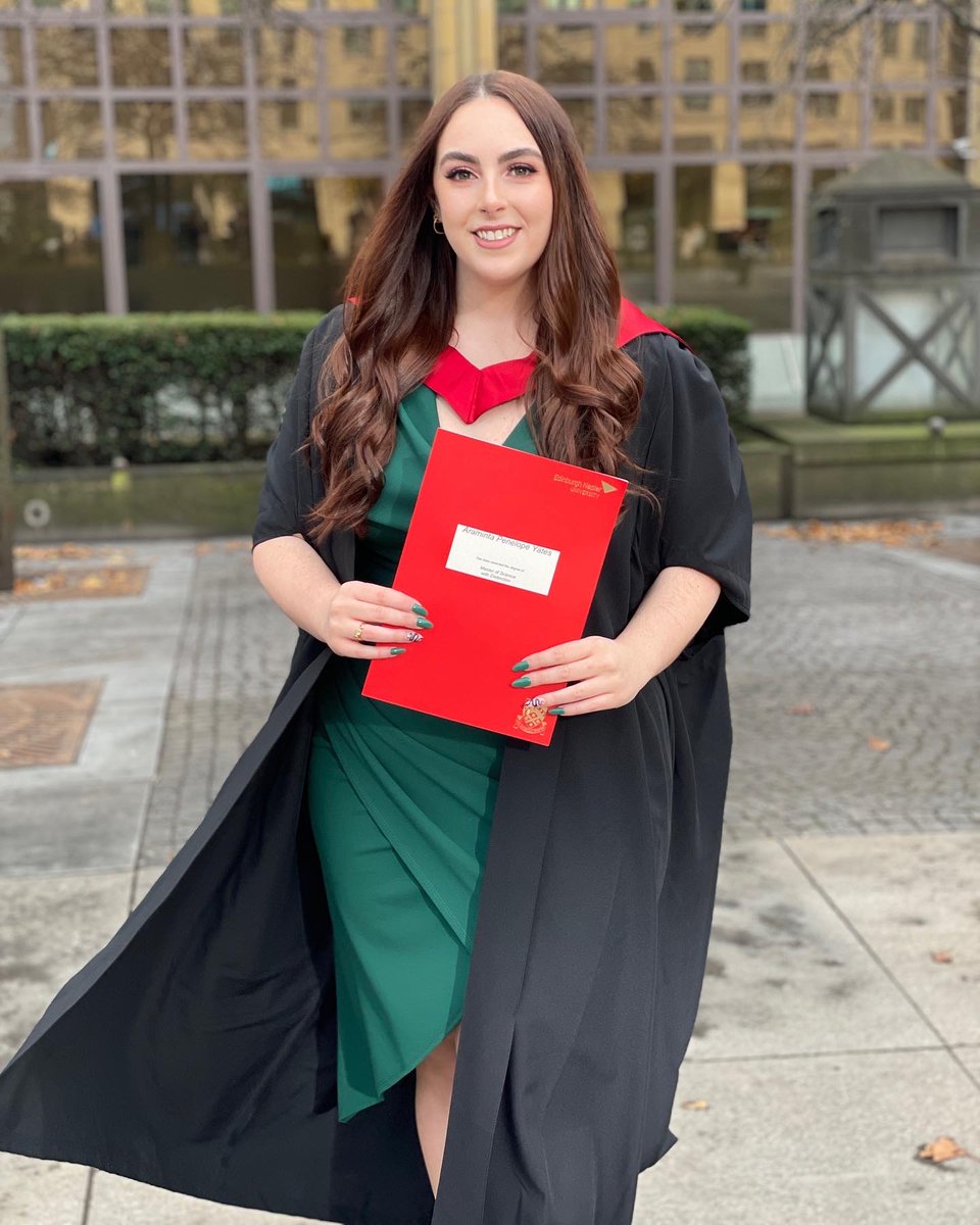Absolutely thrilled to have graduated today from <a href="/EdinburghNapier/">Edinburgh Napier University</a> with a Master of Science with Distinction in Publishing 🎓

PS. Officially on the job hunt, so please hire me, I’m pretty great 

#graduation #publishinggrad #publishinghopeful #publishing
