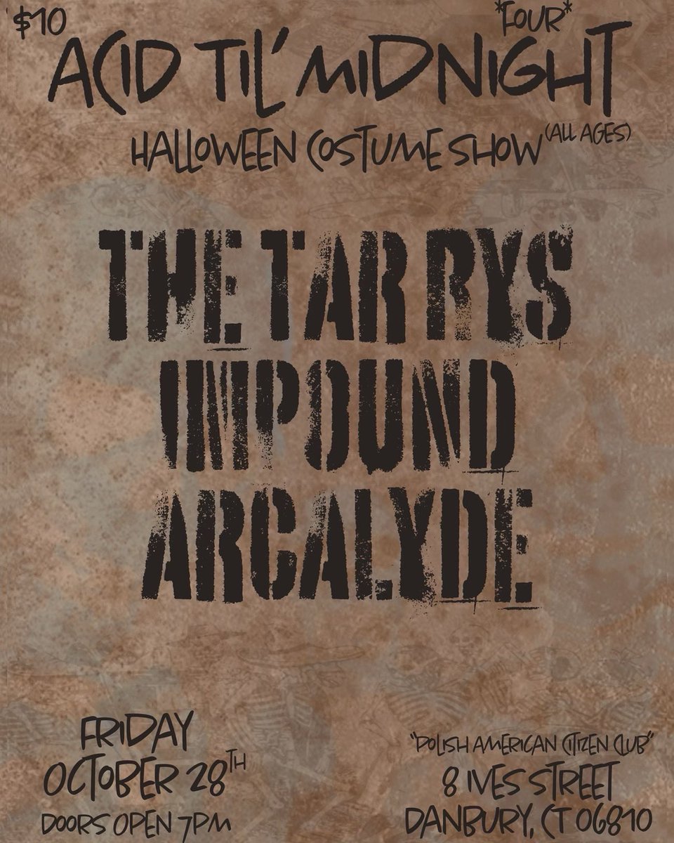 Impound203's tweet photo. NEW ADDRESS, SAME ENERGY👹
TMR @ The Polish American Club Danbury,CT 
*All Ages* https://t.co/MCrJvShwcw