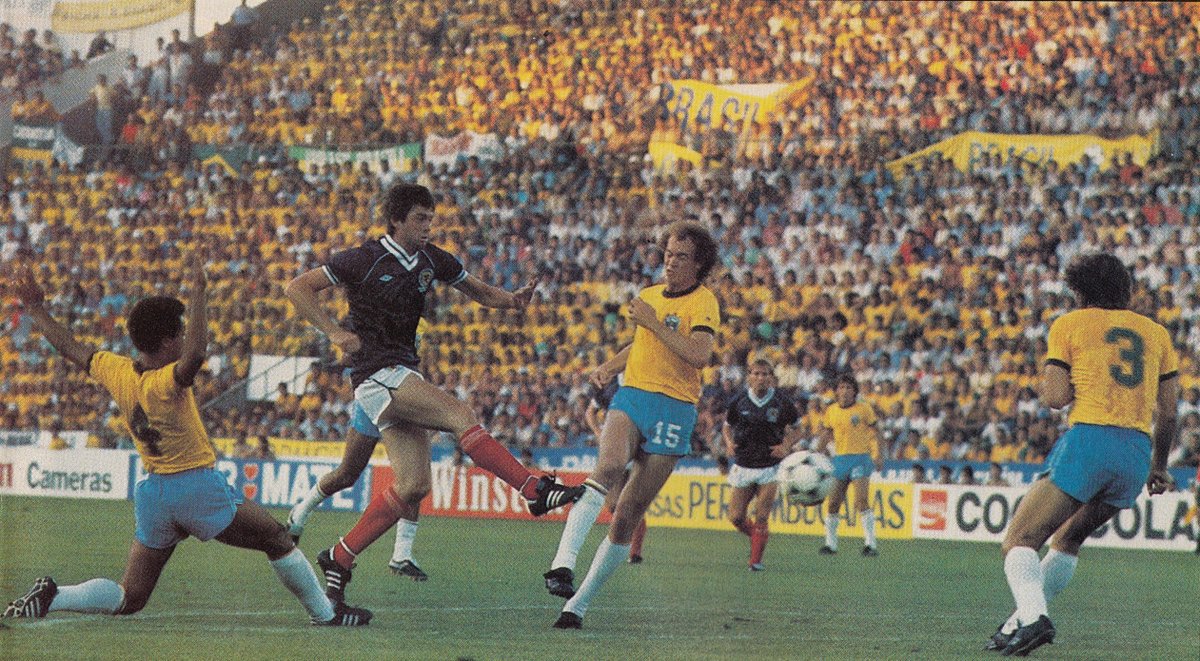 #DaveNarey #Scotland v #Brazil #Spain82 #Match 1982-06-26
