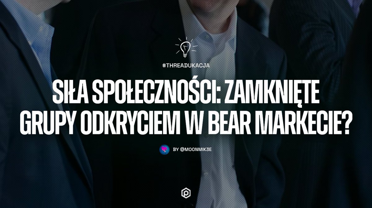 nftpolska_'s tweet photo. Siła społeczności: zamknięte grupy odkryciem w bear markecie?

W dzisiejszym wątku z serii #threadukacja, porozmawiamy o tym dlaczego wartość niektórych zamkniętych społeczności cały czas nie zwalnia tempa, nawet pomimo niesprzyjających warunków rynkowych.

[1/16] 🧵👇 https://t.co/2jhyFGGsct
