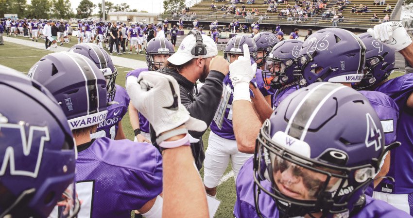 Thankful to receive a offer from Waldorf university! Thanks to god! @coach_paramore 💜🖤