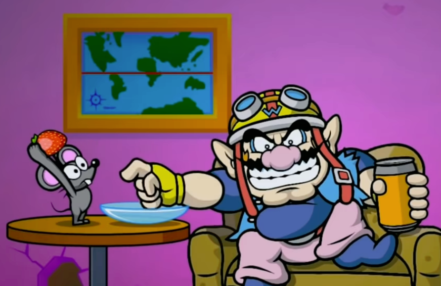 Apparently Wario lives in a world where they got rid of Europe.