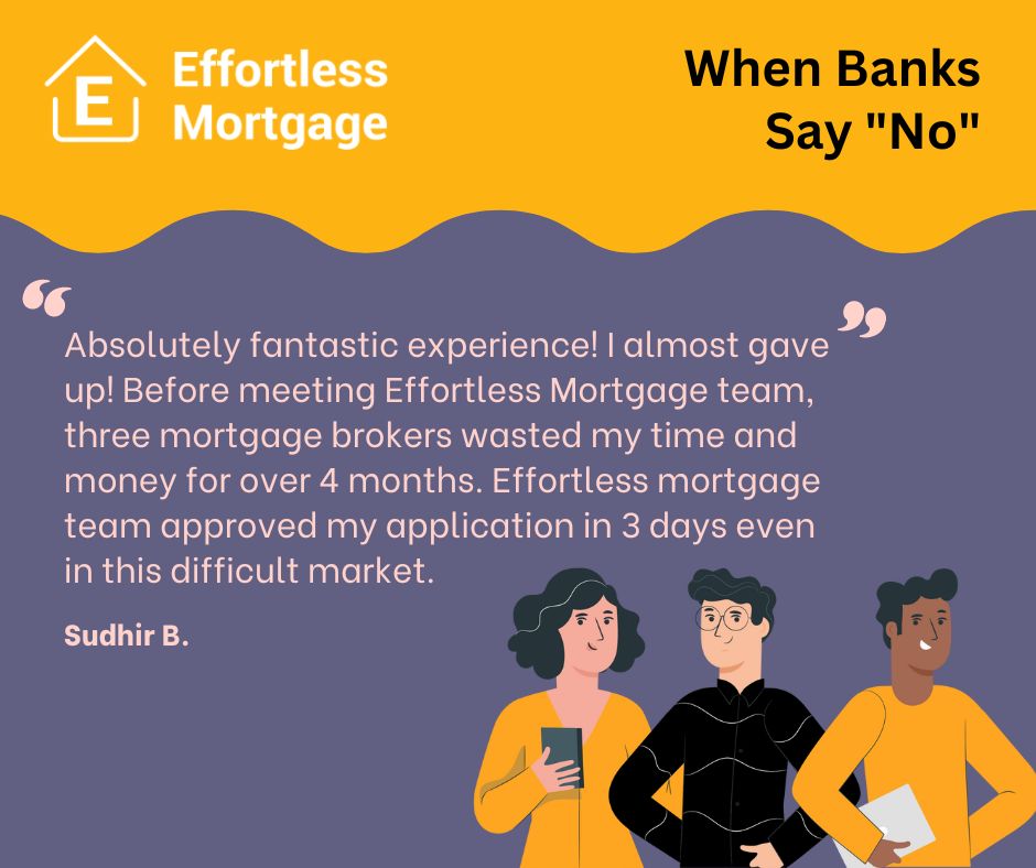 EffortlessMort1's tweet photo. When banks say "No", contact us. Get Approved with us. Any Income, Any Credit.

☎️ 1-888-978-4984
📩 info@http://effortlessmortgage.ca
🌐 https://t.co/2Ddx7AOEvH

#mortgagebroker #subprimelending #privatemortgage #Mortgagecanada https://t.co/DW9FVInx8x