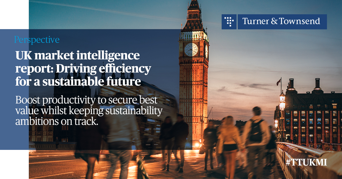 turnertownsend's tweet photo. We have launched our Autumn UK market intelligence report. The report explores how the #UK #construction industry must drive the efficiencies needed to keep costs in check without compromising on net-zero ambitions: https://t.co/ZgE0WlrCrV
#TTUKMI #ConstructionUK #EconomicOutlook https://t.co/3L8eE60rRa