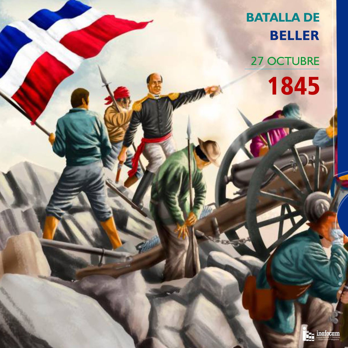giovannisubervi's tweet photo. Hoy se conmemora la Batalla de Beller, librada en el Cerro de Beller, de la provincia Dajabón. El 27 de octubre de 1845, comandada por: Francisco Antonio, Salcedo José María Imbert, Juan Bautista Cambiaso En esta batalla los dominicanos ganaron 🇩🇴 #RDPorLoAlto #MarchaPatrióticaRD https://t.co/DsffACapp2