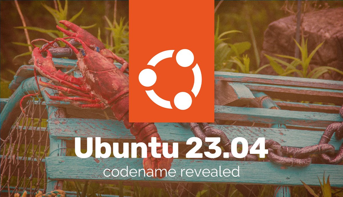 omgubuntu's tweet photo. Ubuntu 23.04 Codename Revealed as 'Lunar Lobster' #ubuntu #linux https://t.co/xaRq1YOfip