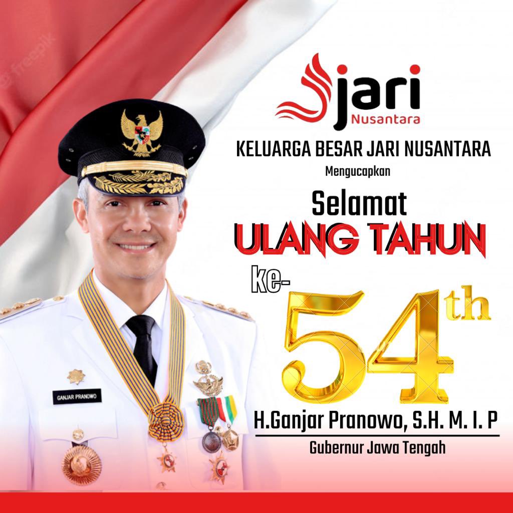 Jar1Nusantara's tweet photo. Selamat Ulang Tahun mas @ganjarpranowo 

Cc. Ketum @BambangMugiarto https://t.co/ovAp3FRVdN
