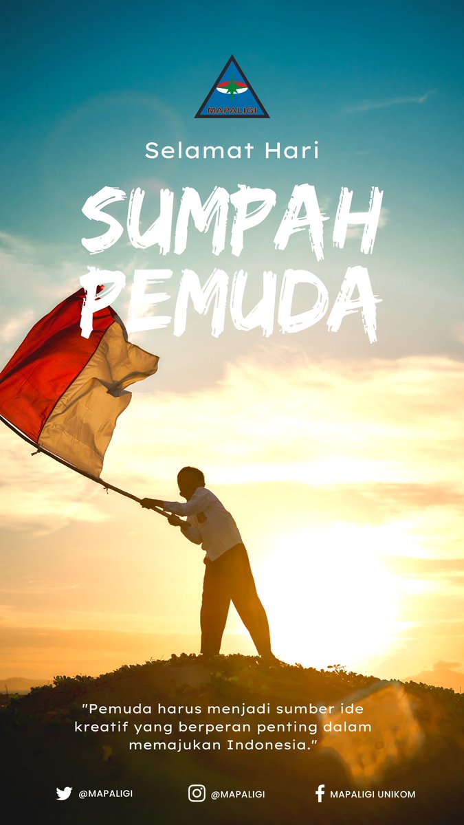 Selamat hari sumpah pemuda !!! 🇮🇩