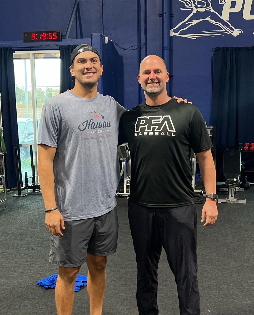 PFAbaseball's tweet photo. Big Foot sighting! Thank you for the @mlb Merch 😤 Andrew Vasquez Can’t believe I have been coaching these boys for almost 17 years! Most important part of coaching my athletes is …. relationships on and off the field 🙌⚾️💪 #PFAstrong #PFAfamily  #PFA2theMLB https://t.co/ksoWAf6Xn5