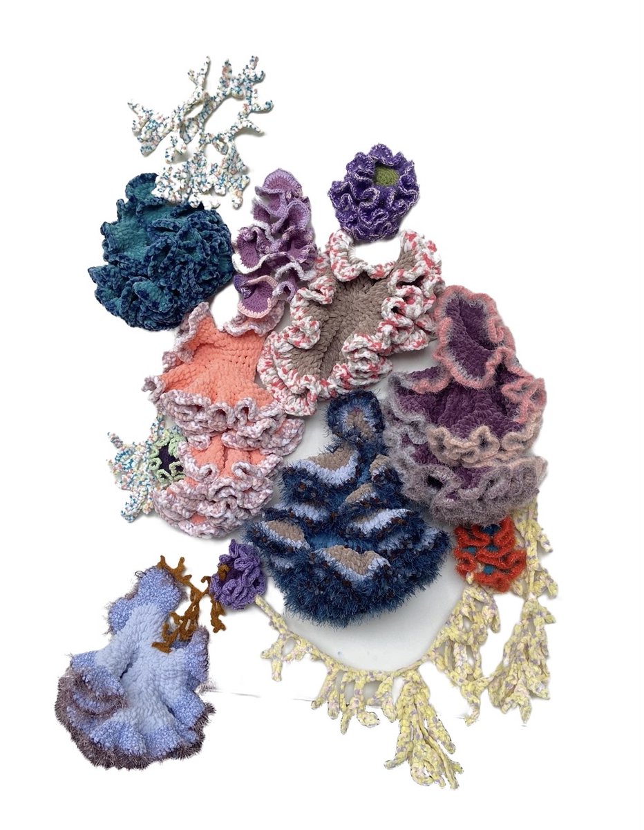 pearldamour's tweet photo. Deby from Aieka Hand Woven Elements is making these exquisite, crocheted reef sculptures for our new Coral Reef station! Check out more of her amazing creations at https://t.co/3O7BXU4CxD
Learn how YOU can support Coral Reefs during intermission at Ocean Filibuster!🎟️Tix in bio! https://t.co/woaFnVzb79