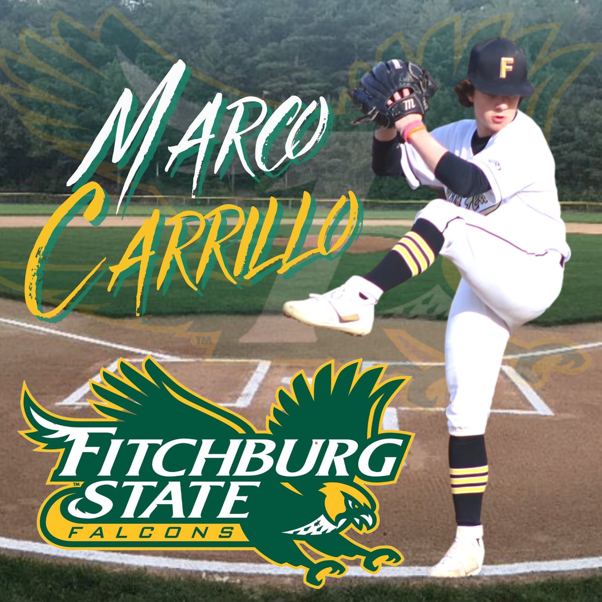 Congrats to Marco Carrillo ‘23 on his commitment to Fitchburg State University! 
@_carrillomarco_ <a href="/FSUFalconsBSB/">FSU Falcons Baseball</a>