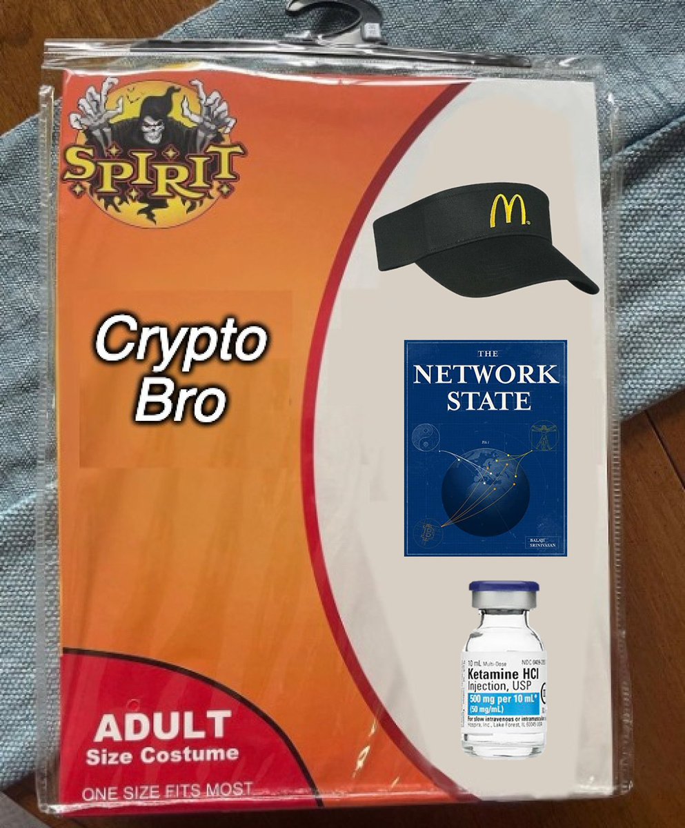 Pasele llévele su disfraz de jalowin 😂 Diseñador gráfico Crypto bro Scrum  master Product owner No le quedaron? Vienen más…