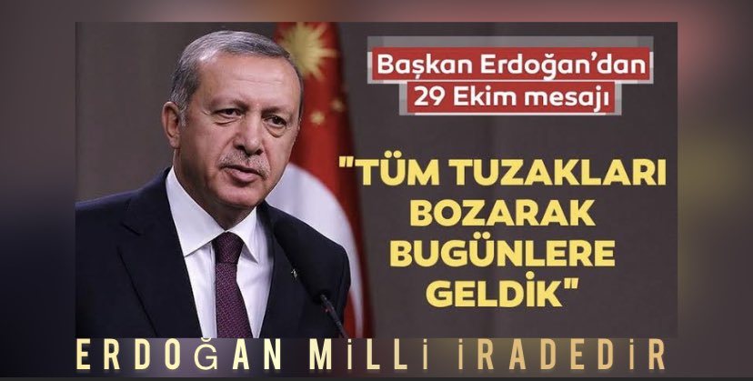 Türk Milleti devletinin sırtında kambur olmuş bu gayri milli muhalefet gerçeğini 2023 seçimlerinde üzerinden fırlatıp atacaktır! ERDOĞAN MİLLİ İRADEDİR