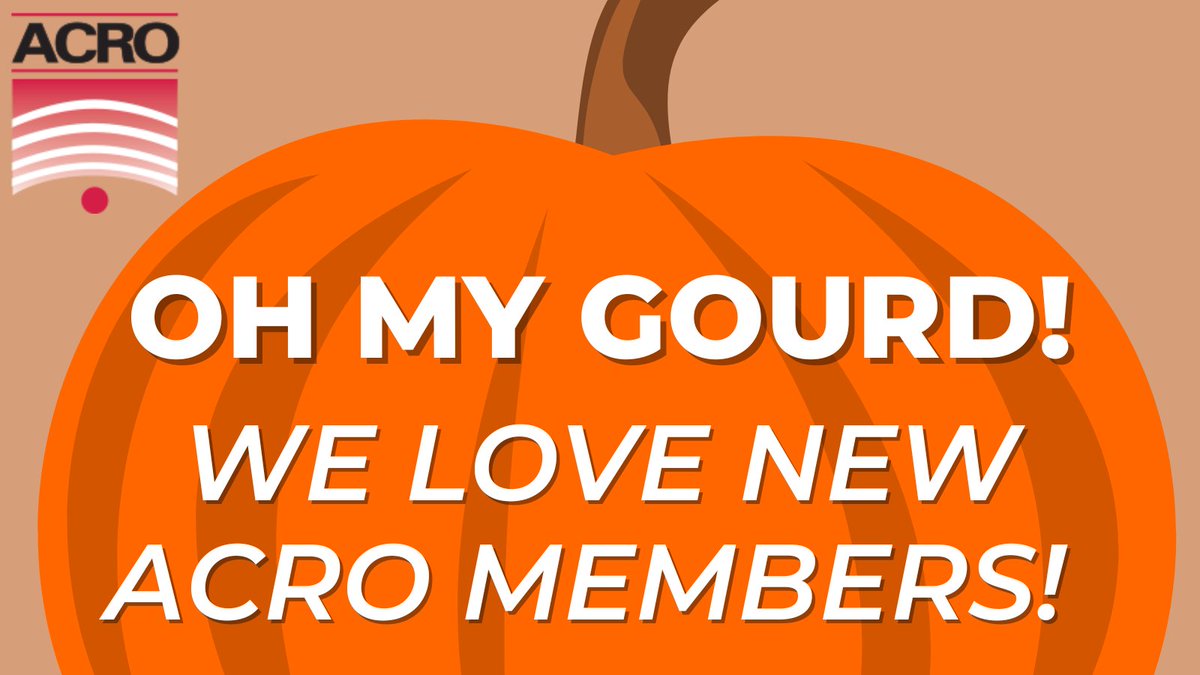 ACRORadOnc's tweet photo. ACRO wants to help #RadOncs reconnect with family this Halloween season. Help us celebrate by sharing pics of your “gourdeous” art work and tagging @ACRORadOnc! Not a member yet? Join by Nov. 1 &amp; we’ll send you a professional pumpkin carving kit: https://t.co/3Wiq8iPC3d https://t.co/F9vyZY6797