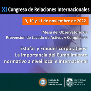 oplac_iri's tweet photo. El Observatorio en PLA &amp; Compliance, comparte las distintas mesas en las participaremos dentro del XI Congreso de Relaciones Internacionales que se llevará adelante los días 9, 10 y 11 de Noviembre.
https://t.co/cRP6mQ73ph https://t.co/G6lgAhDIjf