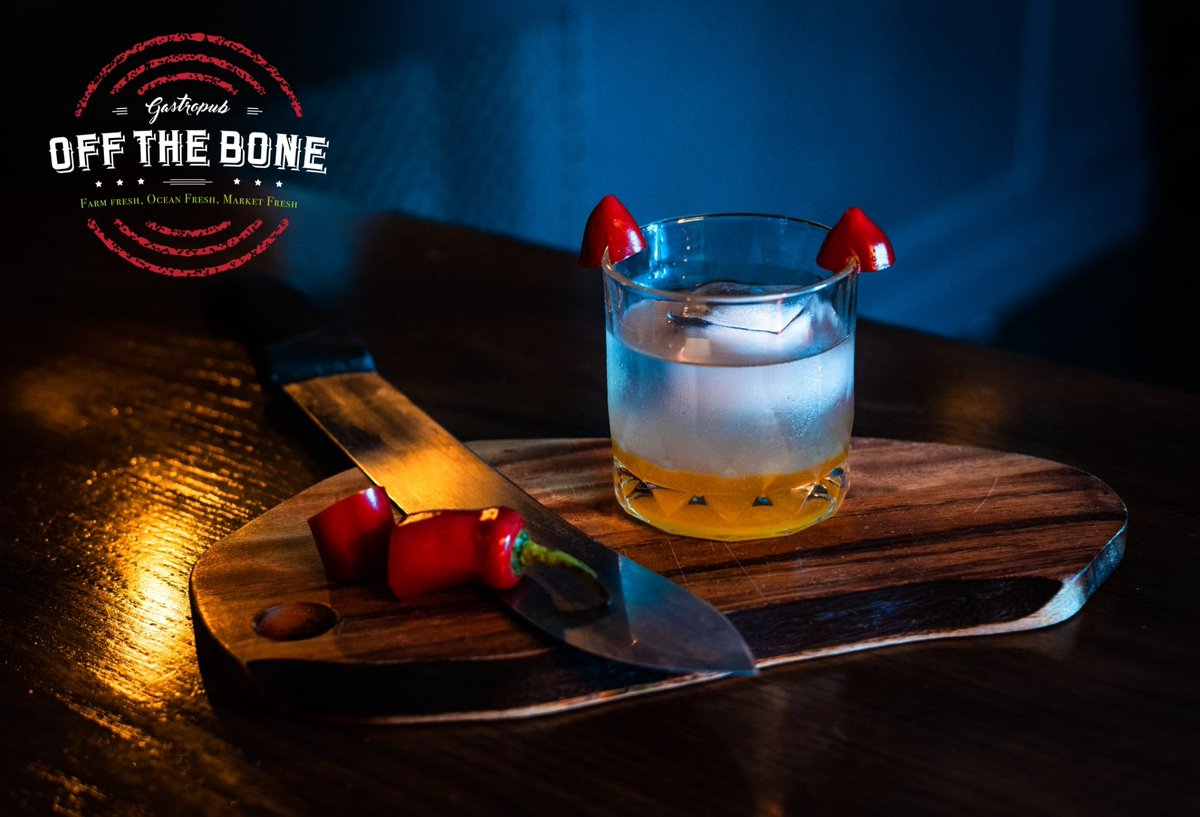 OTBLimerick's tweet photo. Another Halloween creation to enjoy this weekend 😈
Devils Margarita
Jalapeño infused Tequila bianco
Lime
Agave
Mango puree 👻

#Halloween #cocktails https://t.co/OBicAG1VDs