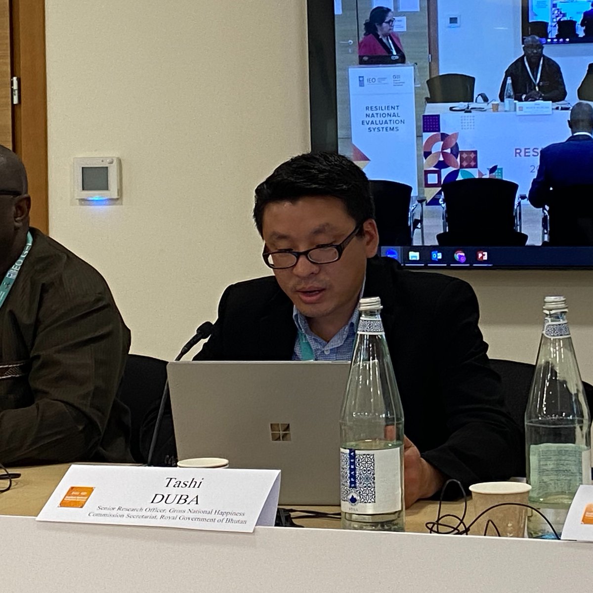 Youth engagement is crucial for successful & wholesome socioeconomic development I give my full support & commitment to youth in #evaluation Tashi Duba of @GNHCentreBhutan at #NECdev, supporting the Youth in Evaluation manifesto: eval4action.org/youth-in-evalu… #Eval4Action