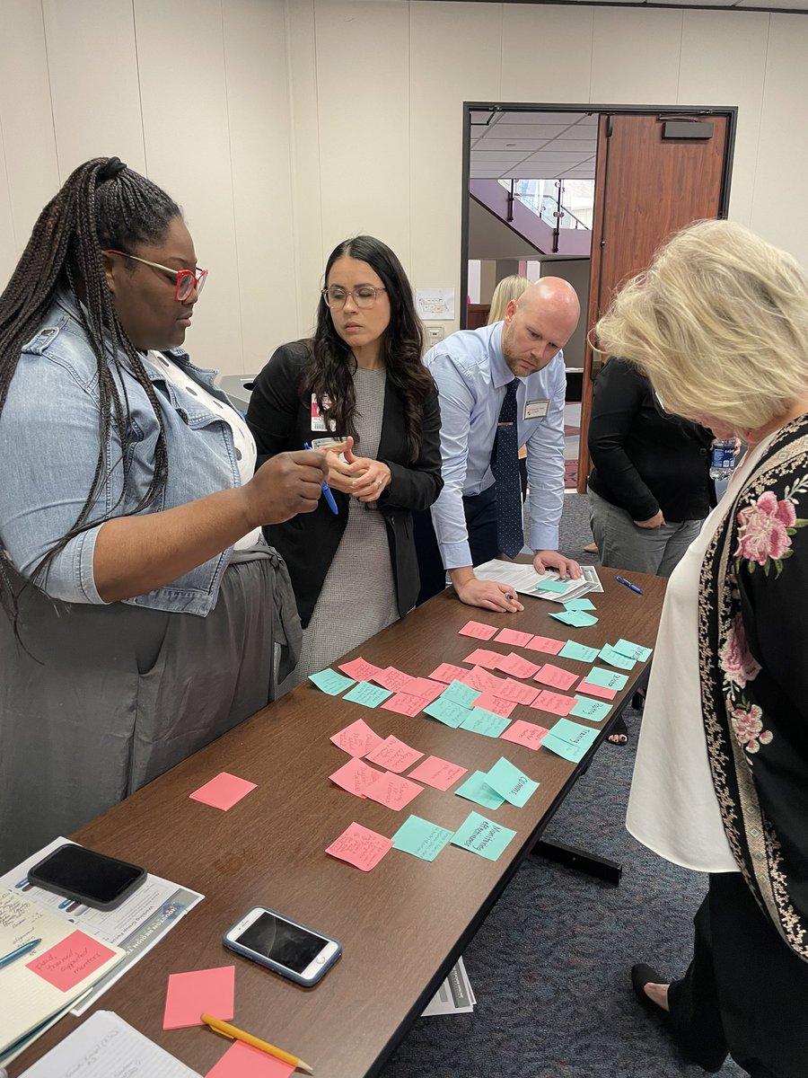 Engaging conversation about what we can do as a community of educators to better support new teachers and their mentors. <a href="/MonicaSatue/">Mónica Ibáñez</a> led this process with skill! <a href="/ic4edprep/">innovation4edprep</a> <a href="/US_PREP/">US PREP</a> <a href="/CTAPPTX/">CTAPP</a>