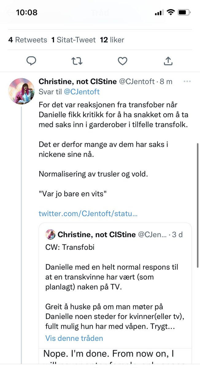MvhStoraas's tweet photo. Jentoft som politisk mektig figur for et høy-reaktivt, tusentalls TlittLGB-miljø har gått helt under radaren på store mediehus
Det trass i at han daglig utøver soleklar innflytelse over den offentlige diskursen om trans med spindelvev
Særbehandlingen må ta slutt
#spinfluencer https://t.co/ySkD3ucK1s