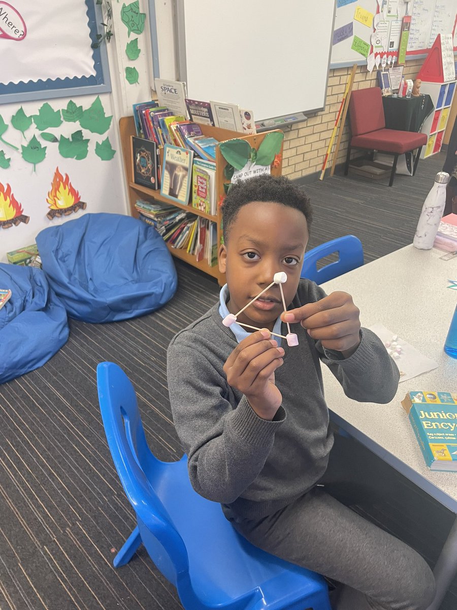 missboycex's tweet photo. P5 have been extending their knowledge of the priorities of 2D shapes. Then, they got to work to build their own shapes using marshmallows and sticks! Afterwards, they challenges themselves to make 3D shapes also 🛑🔴🔺◼️ #active #creativity #maths #stpaulswhiteinch https://t.co/EUDGWNUP2L