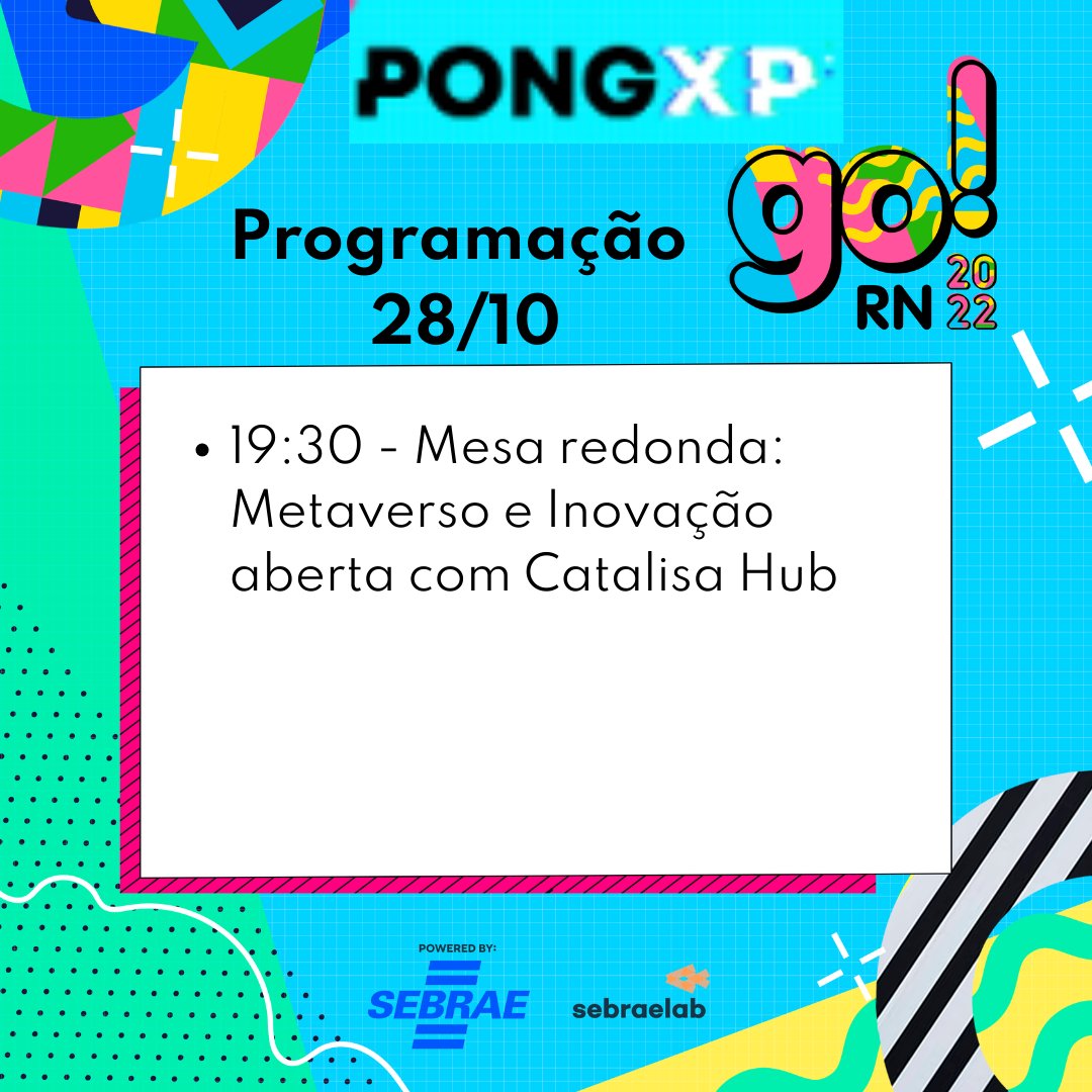 pong_rn's tweet photo. Inscreva-se no GO!RN 22 e assista nossas atividades no espaço PONG. Esse é o nosso PONG XP 2022: https://t.co/MAdur2L2Wl
Apoio @sebraern
#pongrn #sebraelab #gorn22 #indiegames #gamedev https://t.co/kWmFZpBqLU