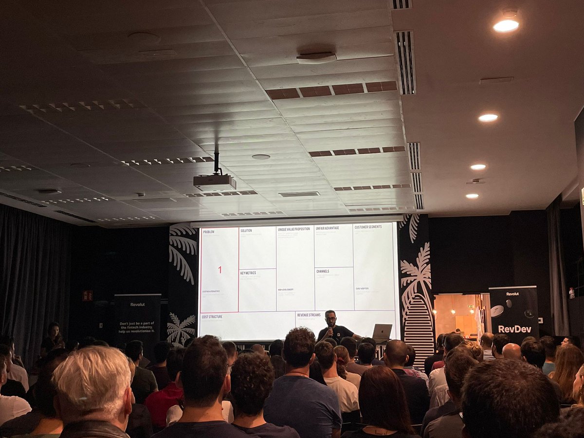 RevolutInsider's tweet image. We started the second edition of #RevDev with @wjptak speech about refactoring organisations - DDD in practice at scale
