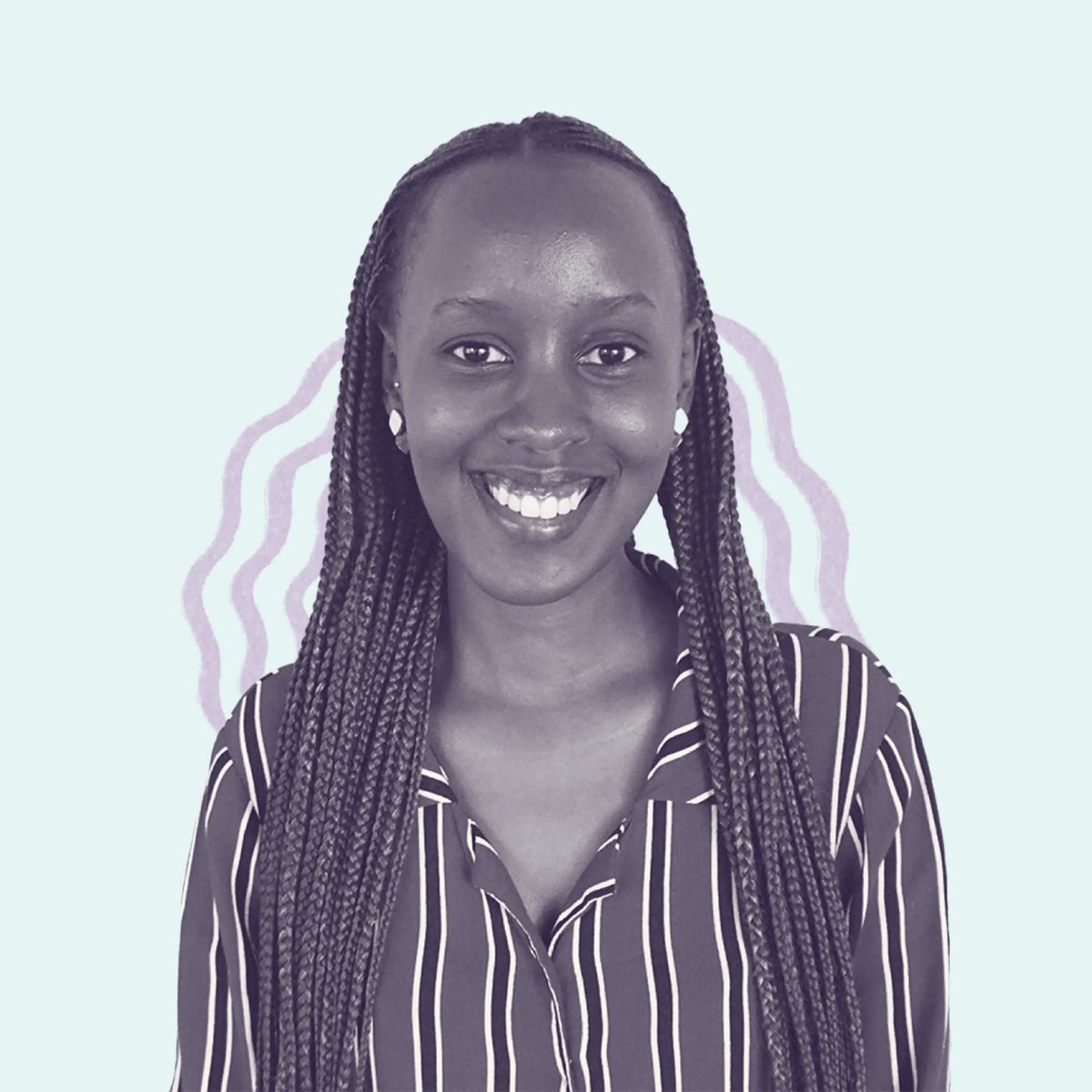 Today we shine our Staff Spotlight🌟 on Yvonne Uwera, a @ghcorps Fellow who recently joined us in the role of Project Coordinator. Yvonne is passionate about youth empowerment, mental health, and gender equality. She loves reading and fashion! Happy to have you onboard Yvonne! 💜