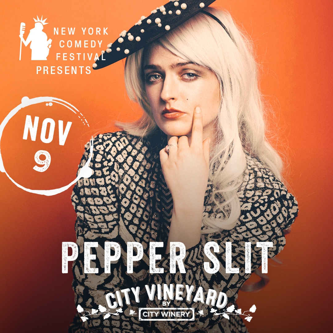 Join everyone's favorite Broadway star of yesteryear, Pepper Slit (comedian 
<a href="/FrenchTroast/">Chloe Troast</a>), as part of the <a href="/nycomedyfest/">New York Comedy Festival</a> for an evening of music and comedy on NOV 9! bit.ly/PepperSlit #makeNYlaugh