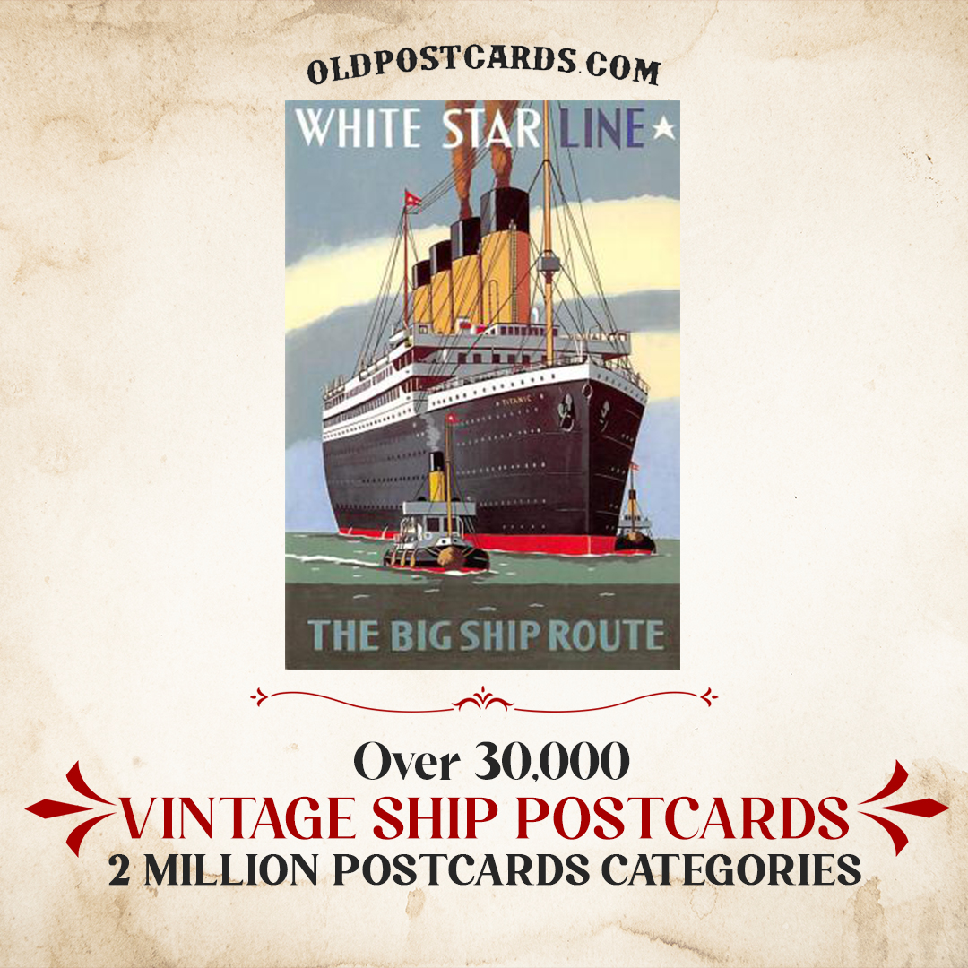 oldpostcard_com's tweet photo. We have 30,000 Vintage Ship Postcards at https://t.co/Hx1GZY9ZXa among 2 Million Postcards of all categories. 
 Old Postcards is shipping all over the globe. Get the best amazing collection.
#postcardswap #postcardexchange #art #postcrosser #postcardforswap #travel #photography https://t.co/QxJ73TmjpI