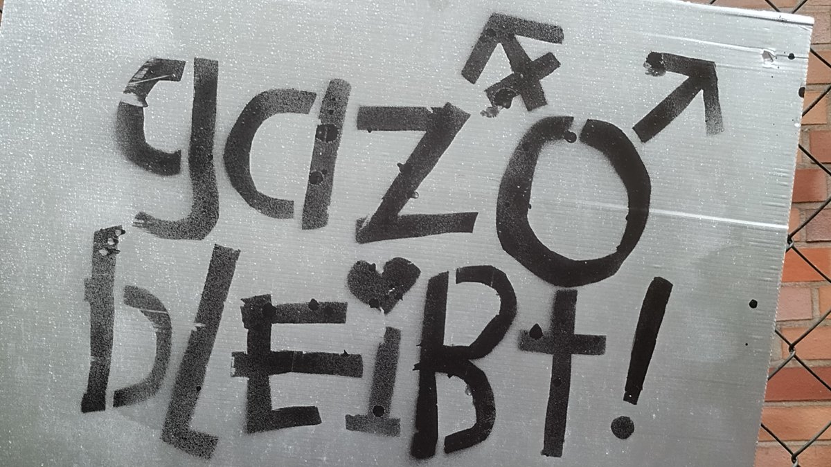 Wir hoffen, dass das #Gazo bleibt! Gut dass es zumindest für die sogenannten Zwischennutzung gestern eine Zustimmung im #RatMS gegeben hat und die Arbeit des sozialpalast e.v. gewürdigt wurde. 
stadt-muenster.de/sessionnet/ses…