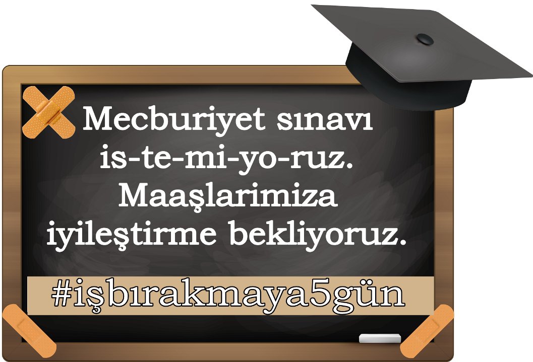 Bu sınav bizim uzmanlığımızı ölçemez.Sınavsız maaş artışı istiyoruz.
#işbırakmaya5gün
