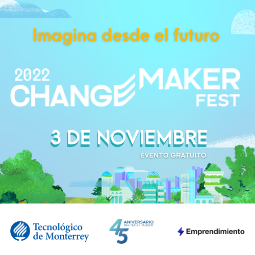changemakerfest's tweet photo. ¡Tenemos una noticia importante para ti!🎉📢

Ya se está acercando la fecha del Changemaker Fest 2022 ⏰ y queremos invitarte a participar en este gran festival de Emprendimiento e Innovación social.

¡Registrate en https://t.co/4D0CLWWjqH! https://t.co/qdVgIT0oQ2