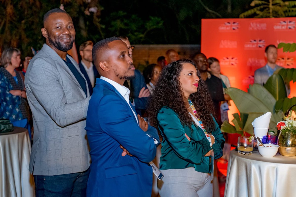BantooWorld's tweet photo. Thanks to the UK Dept. of International Trade @tradegovAfrica and @AfricanBizMag for organising the fantastic event "Africa Mobile &amp; Digital Economy Leaders Dinner" at #MWCAfrica #SharedValueAfricaInitiative #Kigali #MWC22 https://t.co/U7vXu2sZez