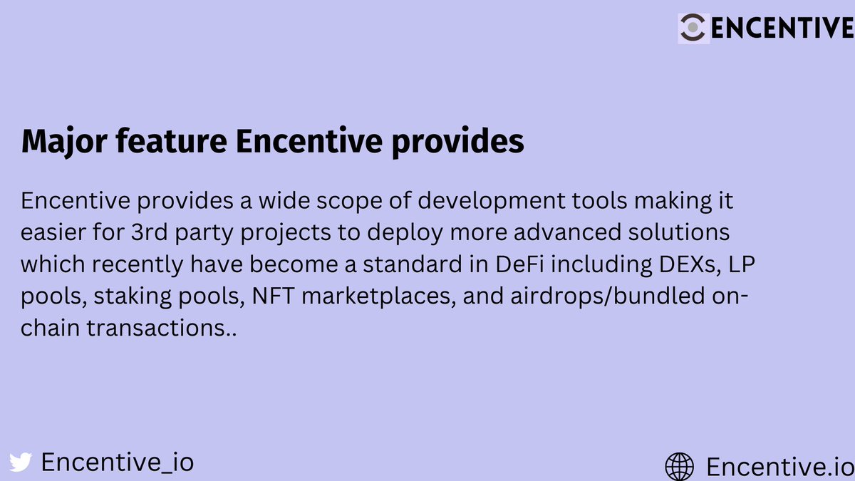 Udycreative's tweet photo. #Encentive supports multi-chain, which makes it much easier for users from different ecosystems to interact with a protocol of their choice.
Kindly visit; https://t.co/609khJnM74 today!!
Follow @Encentive_io
@Encentive2 https://t.co/GZOQAfeOpr