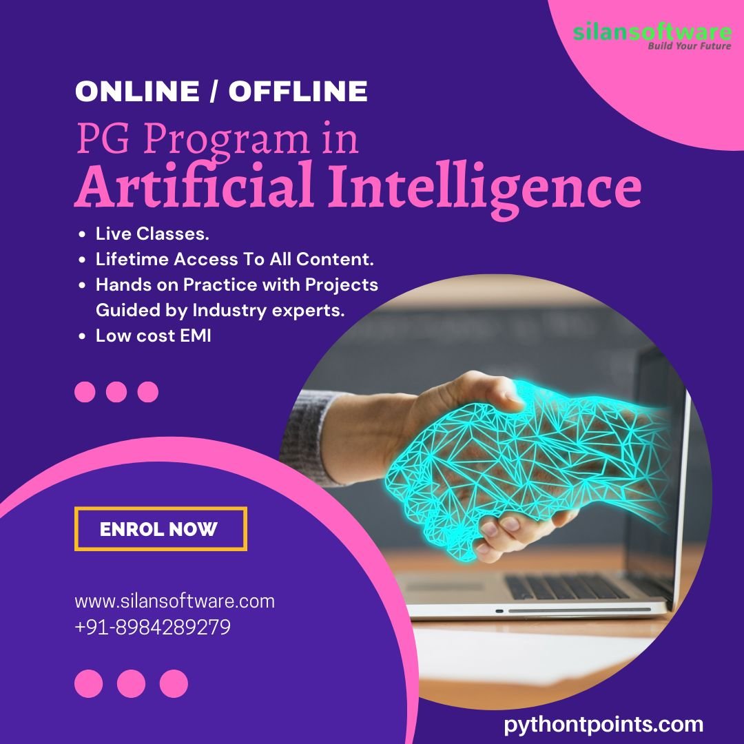 SilanSoftware's tweet photo. Learn Artificial Intelligence & Machine Learning with us to boost your knowledge in AI..
#python #Pythoncourses #pythontraining #pythontrainingcourse #trainingcourses #datascience #careers #careercourses #education #educational #PowerBI #educatewithus #educationforall #learning https://t.co/HH2lmoejCJ
