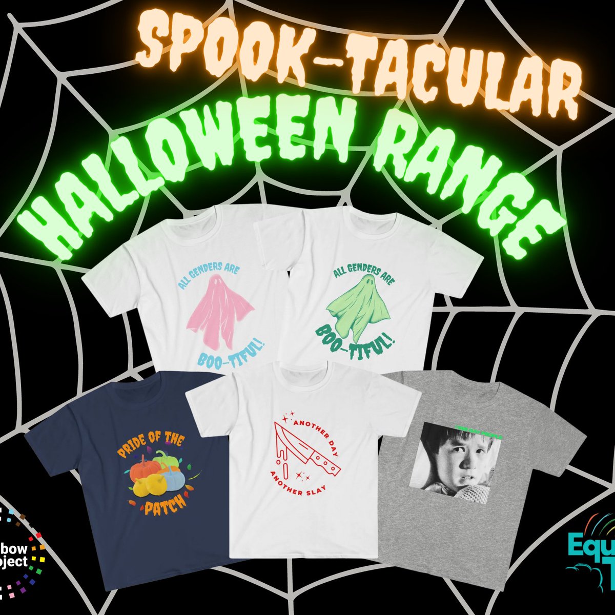 EqualiTeeNI's tweet photo. To celebrate our new look, we are giving 10% off on all orders with code RELAUNCH 

From our spooky Halloween Range to new pins, laces, flags and accessories - there's something for everyone!

https://t.co/ftd9y6ZUJM https://t.co/85BM347AOG