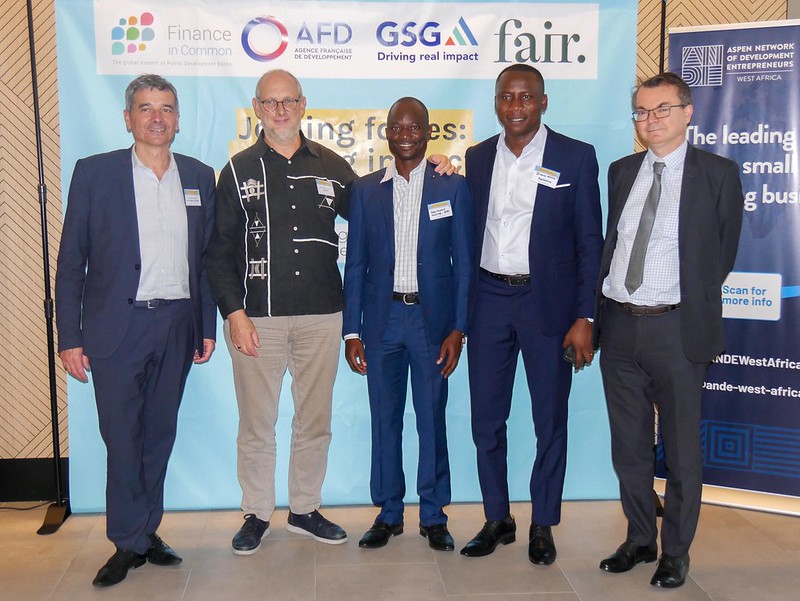 Label_Finansol's tweet photo. Le 18/10, @GSGimpinv et FAIR ont organisé "Joining forces: #growingimpact in Africa & beyond" en parallèle de @FinanceInCommon pour réfléchir avec des experts du monde entier à des solutions concrètes au service des #ODD.
Des engagements ont été pris ! ↘️https://t.co/3wH2uHpjDO https://t.co/bmAE2RDY9a