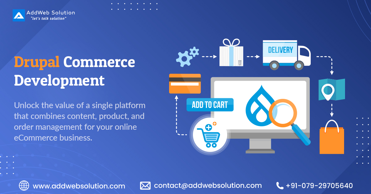 AddWebSolution's tweet image. Looking for an easy way to sell online? 
Get a powerful #DrupaleCommerce website with our #Drupal eCommerce development services. Guaranteed delivery of a secure, flexible, and mobile-friendly website within a matter of days.
#letstalksolution: addwebsolution.com/drupal-develop…

#ecommerce