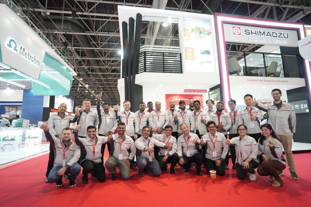 Shimadzu_mea's tweet image. #ARABLAB2022 is over and what a fabulous show it’s been! Our team had a great time reconnecting with customers and partners, and thoroughly enjoyed all the conversations. Thank you all so much for taking the time to visit our booth, it was a pleasure to meet with you. 
#Shimadzu