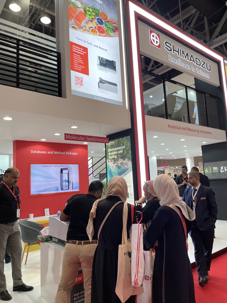 Shimadzu_mea's tweet image. #ARABLAB2022 is over and what a fabulous show it’s been! Our team had a great time reconnecting with customers and partners, and thoroughly enjoyed all the conversations. Thank you all so much for taking the time to visit our booth, it was a pleasure to meet with you. 
#Shimadzu