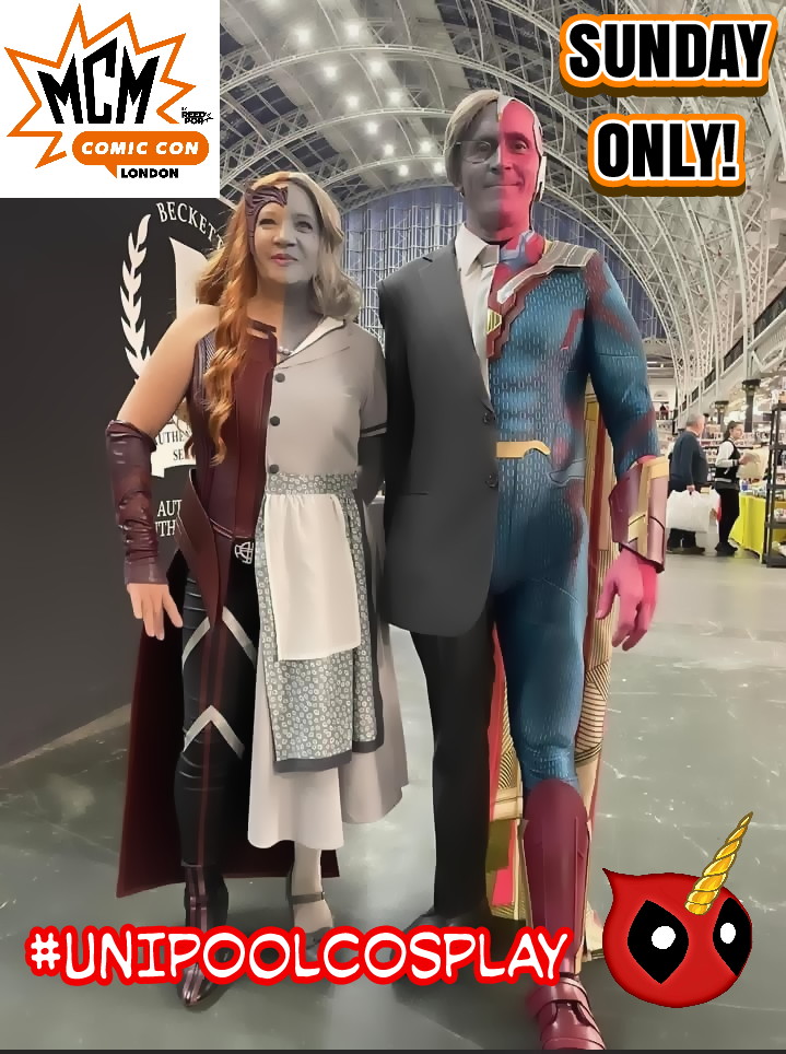 unipoolcosplay's tweet photo. @MCMComicCon Last minute impulsive decision! We're going to MCM on Sunday 🤯

Yes we did say @NORCON_ was going to be the last outing for this cosplay but what can we say? Off to town to try and find a more comfortable shoe 🙄😂 https://t.co/OKk8XuysoS