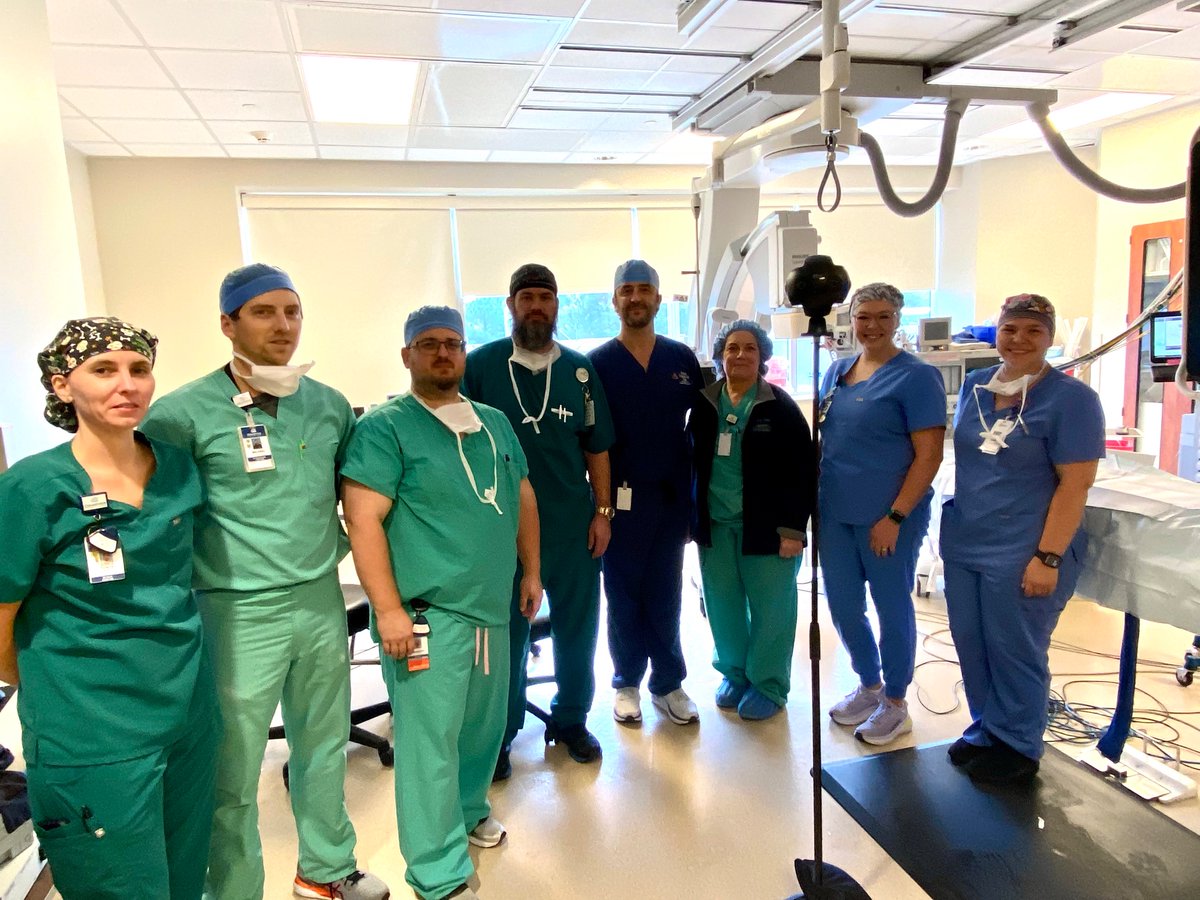 Grandview's Electrophysiology team, led by Dr. Jose Osorio, filmed a 360 virtual case experience yesterday for educational purposes. This will allow other physicians to observe the case as if they were in the room standing over Dr. Osorio's shoulder watching.