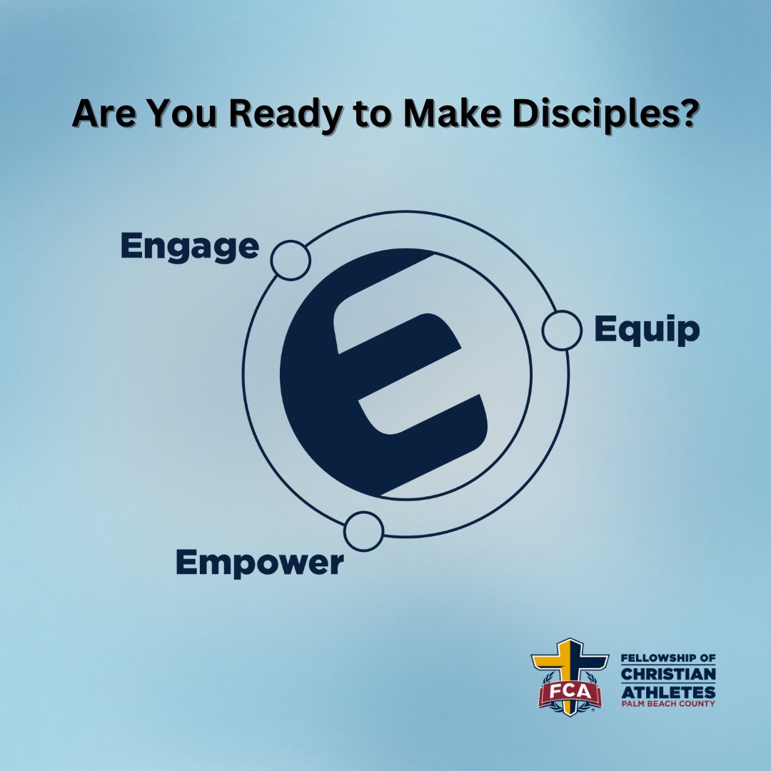 FCA Palm Beach County (@fca_pbc) on Twitter photo As believers in Jesus Christ, we are all called to make disciples. FCA is here to help. Learn more about our E3 course or contact us on we can help, FCAPBC.org. 
fca.org/e3
#FCA #FCAPBC #E3 #FCATEAM As believers in Jesus Christ, we are all called to make disciples. FCA is here to help. Learn more about our E3 course or contact us on we can help, FCAPBC.org. 
fca.org/e3
#FCA #FCAPBC #E3 #FCATEAM